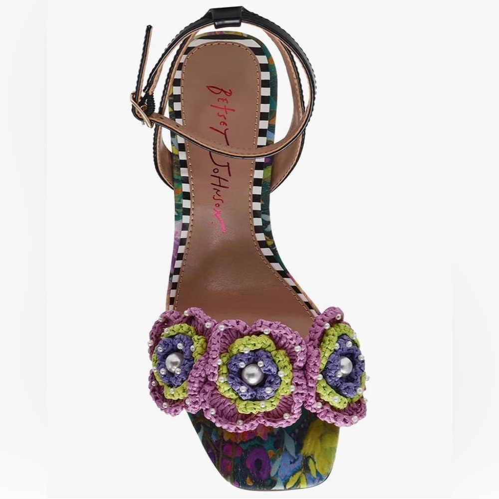 New Betsey Johnson Women Ainsleyy Heeled Sandal - Picture 5 of 15